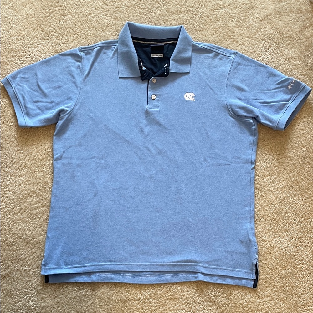 UNC Men's Blue Polo Shirt